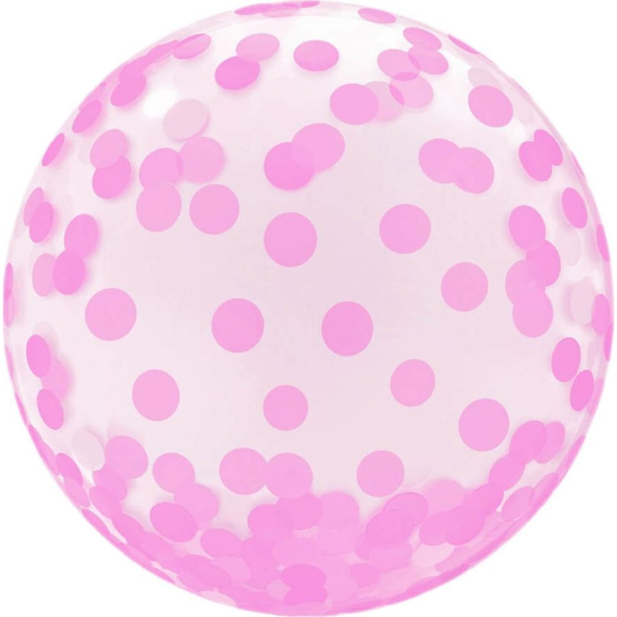 Gömb Fólia Lufi - 46 cm, Rózsaszín (GODA2189)