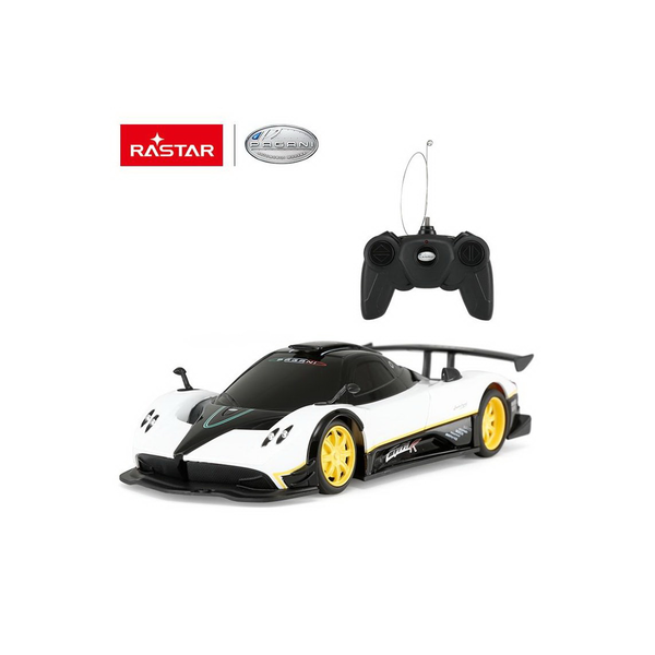 REMOTE CONTROL CAR PAGANI ZONDA R WHITE WITH SCALE 1 TO 24