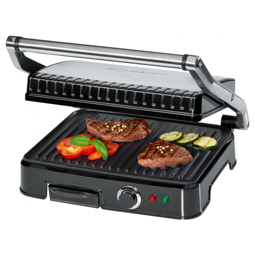 KONTAKTNÝ ELEKTRICKÝ GRIL HRIANKOVAČ PRE PANINI SENDVIČE 2000W (622421)