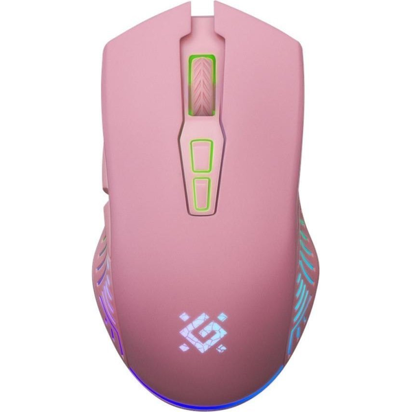 Defender Pandora GM-502 Vezeték nélküli Gaming Egér 3200DPI RGB Rózsaszín