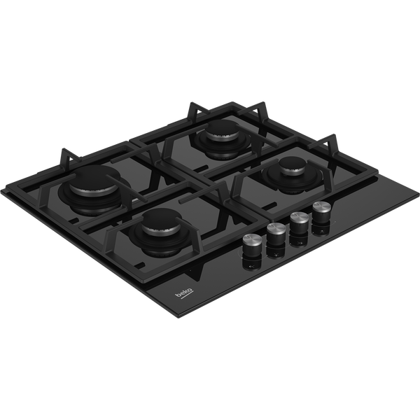 Beko HILG64225S kogeplade Sort Indbygget 60 cm Gaskomfur 4 zone(s)