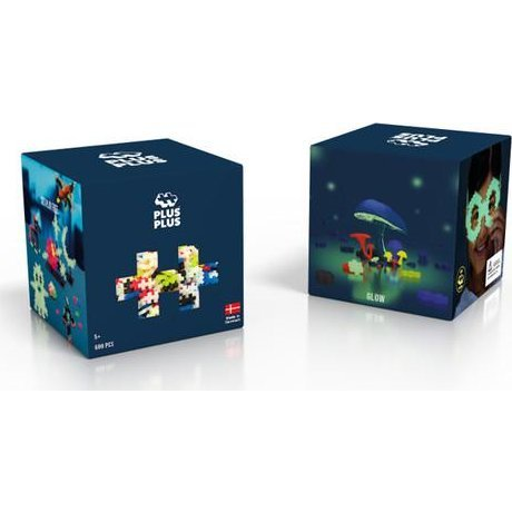 Plus Plus Glow-in-the-dark Bricks In The Pack - 600 Pieces 3974