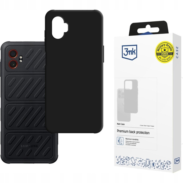 Černý 3mk pouzdro pro Samsung Galaxy XCover 7 Pro Matný kryt