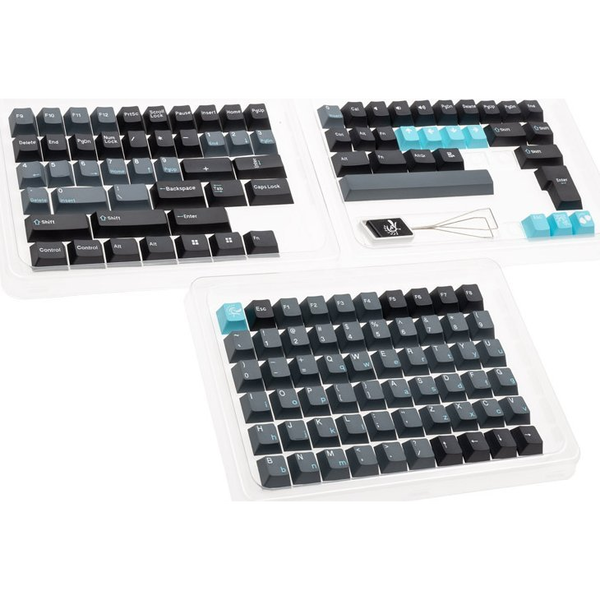 Ducky Ducky Skyline PBT Tripleshot Set - 133 Keycaps, ANSI-US-Layout, ANSI-US-Layout