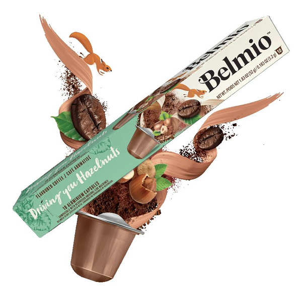 Belmio Driving you Hazelnuts Nespresso kompatibilis kávékapszula 10db (BLIO31371)