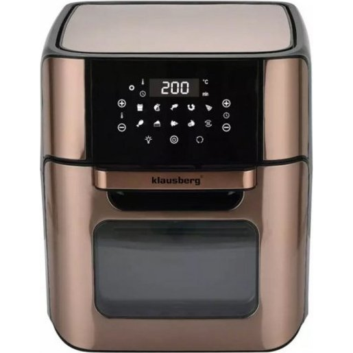 Klausberg KB-7598 Forrólevegős Sütő Forgató Funkcióval - 12 L (KB-7598)