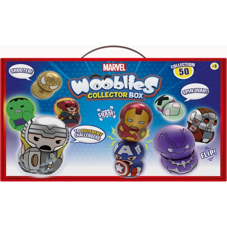 TM Toys Wooblies Marvel gyűjtő csomag 4 figurával (WBM006) (WBM006)