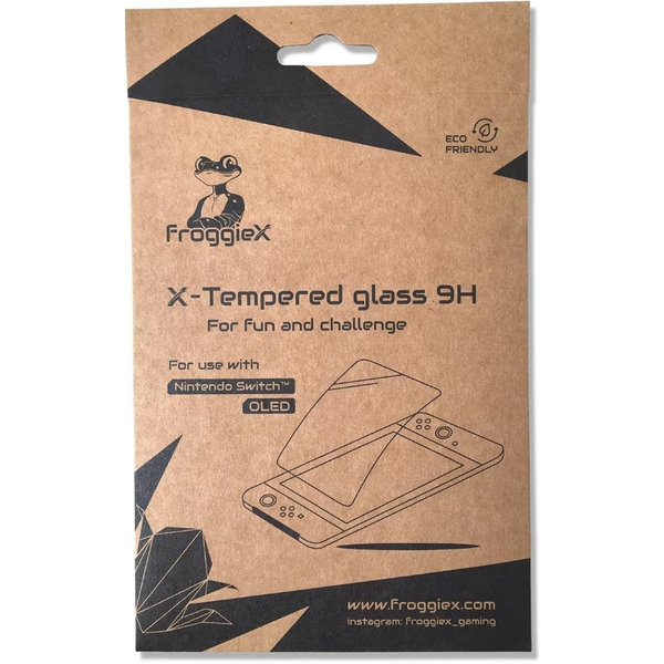 Froggiex FX-NSO-TG-9H Nintendo Switch OLED Edzett üveg képernyővédő