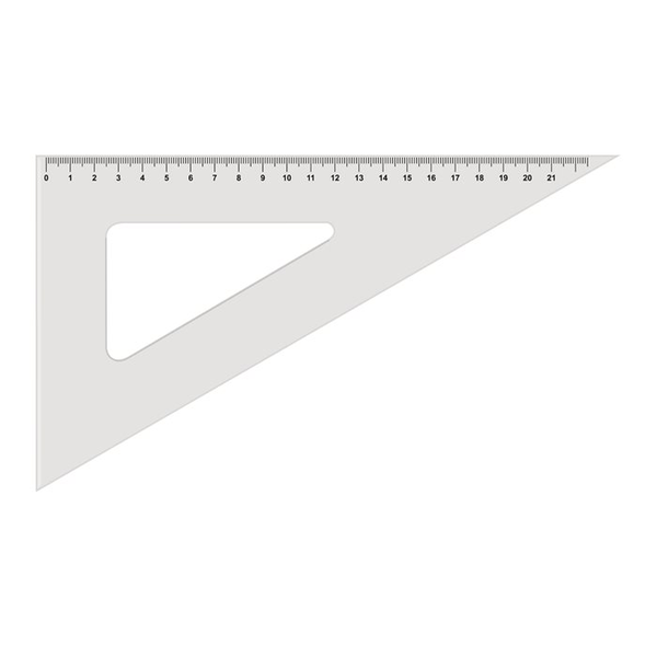 Koh-i-Noor Háromszög vonalzó 60° - 21 cm