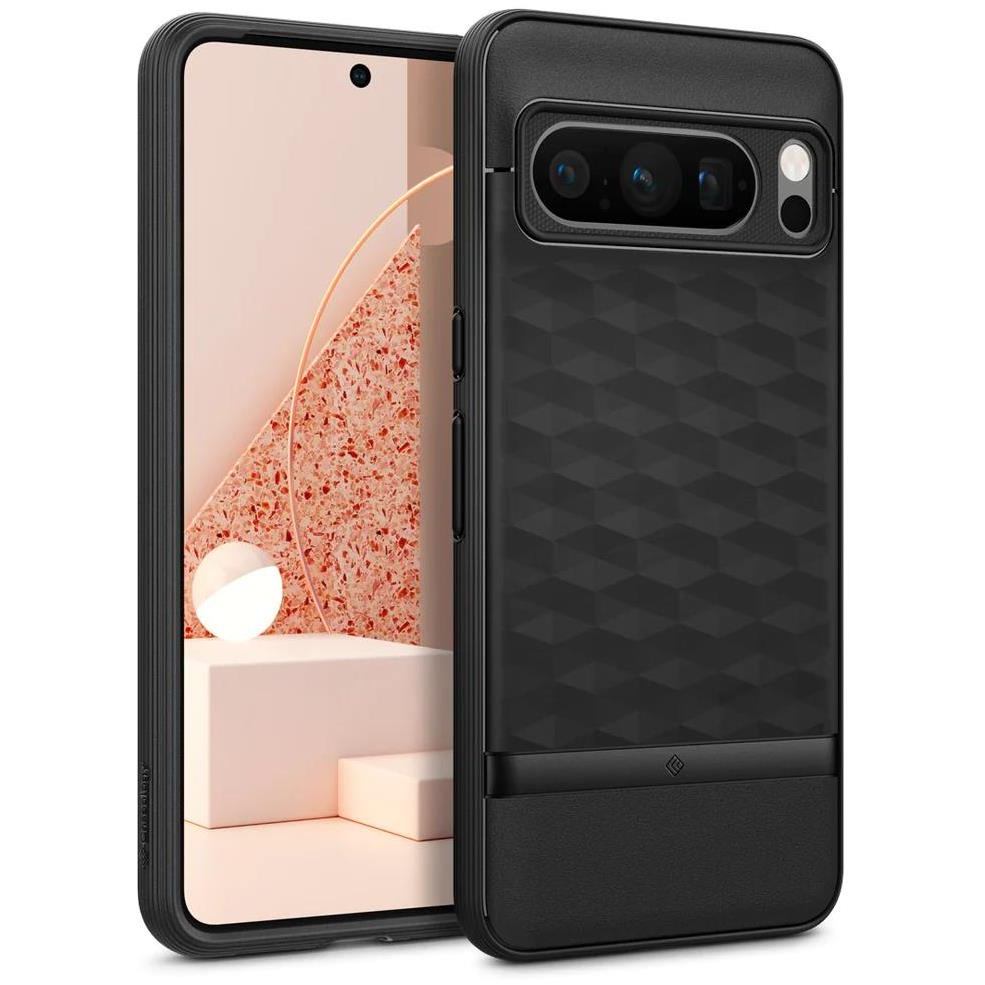 Spigen Caseology Parallax Google Pixel 8 Pro matt fekete tok (ACS06335)