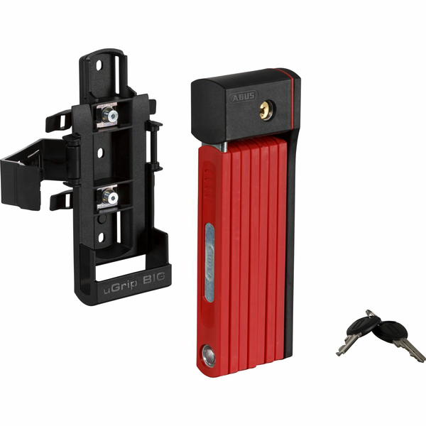 ABUS Bordo BIG uGrip 5700K/100 RD SH összecsukható Kerékpár biztonsági zár - Piros