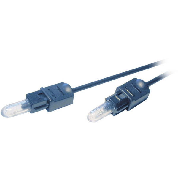 SpeaKa Professional Toslink Digitális audio Csatlakozókábel [1x Toslink dugó (ODT) - 1x Toslink dugó (ODT)] 1.00 m Fekete (SP-7869808)