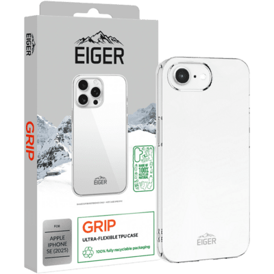 Eiger Grip Apple iPhone 16e Szilikon Hátlapvédő Telefontok - Átlátszó (EGCA00725)