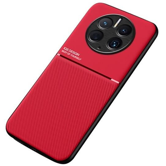 Gigapack Huawei Mate 50 Pro mágneses, bőr hatású, csíkos mintás tok piros (GP-136673) (GP-136673)