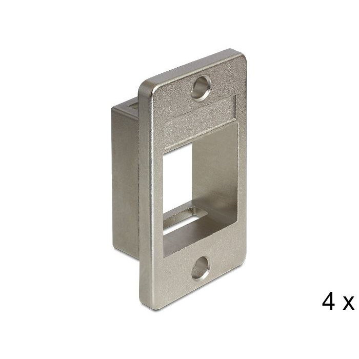 Delock Keystone modul tartó tokokhoz 4db (86413) (delock86413)