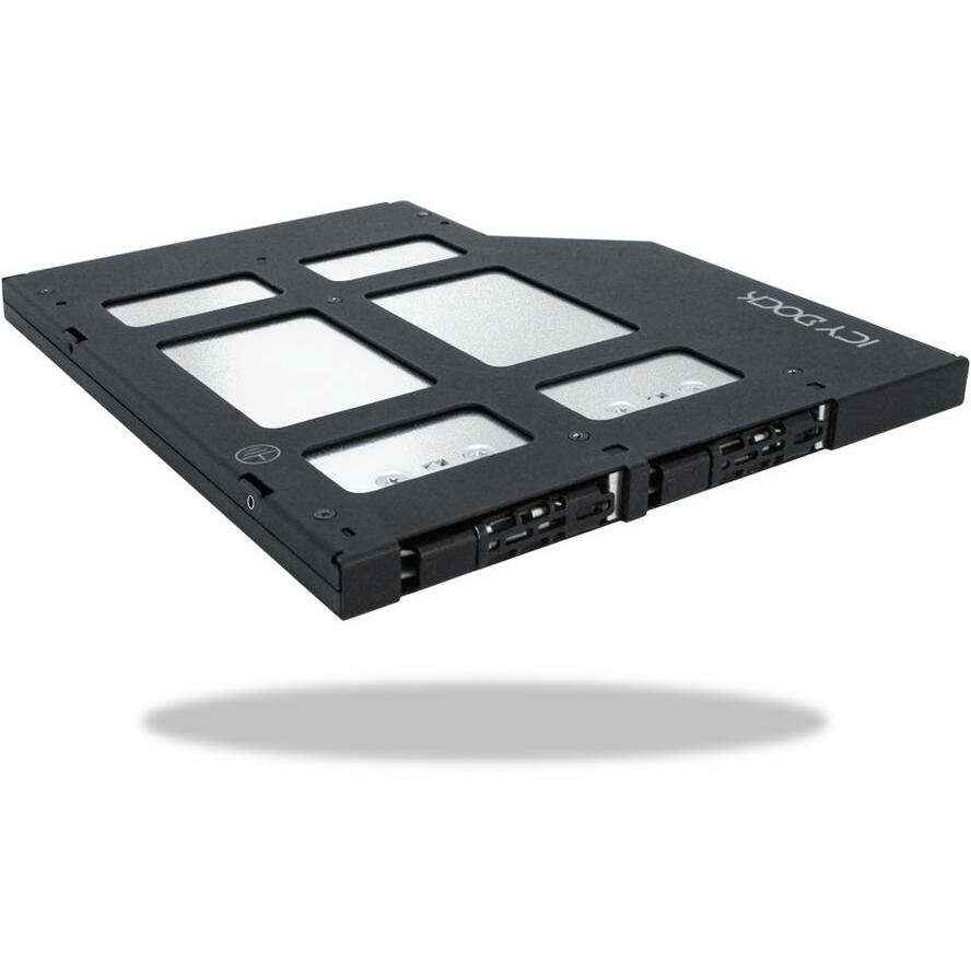 ICY DOCK ToughArmor 2xM.2 NVMe SSD Mobile Rack Enclosure for Ultra Slim ODD Bay (9.5mm) (MB852M2PO-B)