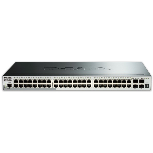 D-Link DGS-1510-52X netværksswitch Administreret L3 Gigabit Ethernet (10/100/1000) 1U Sort