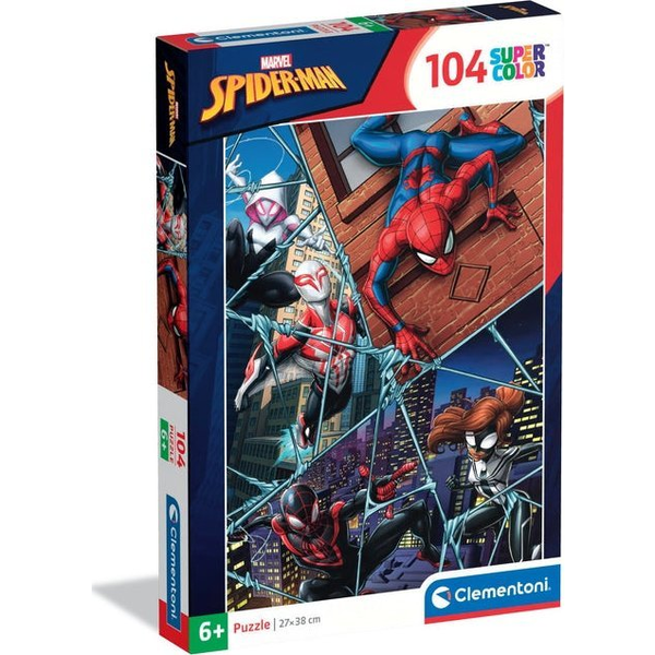 Clementoni Supercolor 25043 puslespil 104 stk Tegneserier