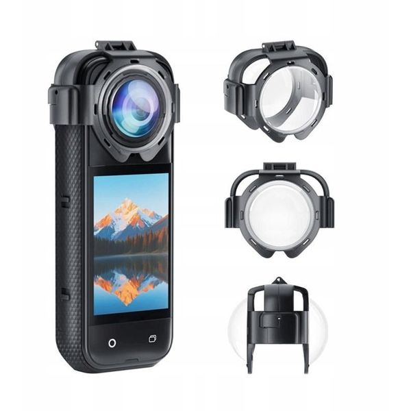 PULUZ Lencsetakarók Insta360 X5 kamerához (felpattintható)