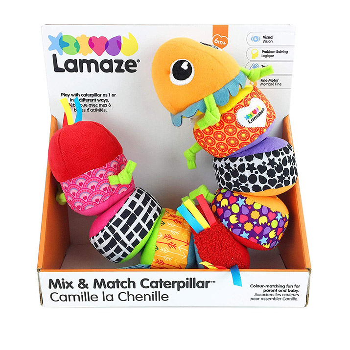 Lamaze Caterpillar motorikus képességet fejlesztő játék (L27244B)
