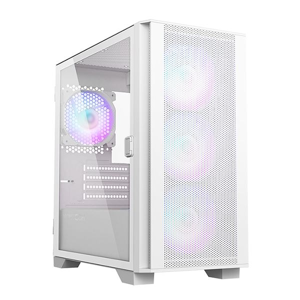 Montech Air 100 ARGB táp nélküli ablakos Micro ATX ház fehér (4710562745252) (4710562745252)