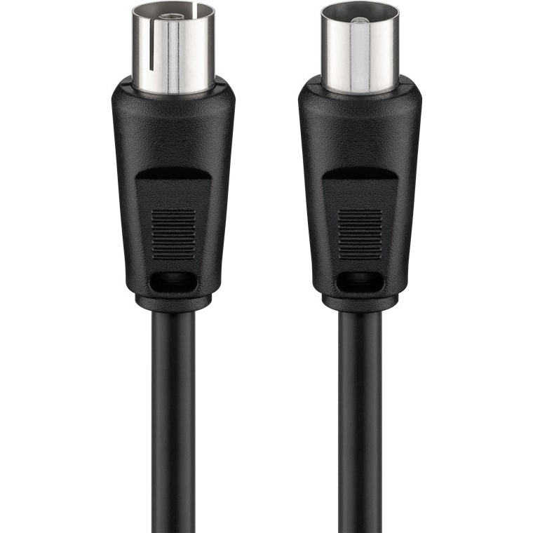 Goobay 11722 Koax antenna kábel 2.5m - Fekete (11722)
