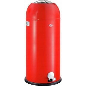 Kosz na śmieci Wesco Kosz na śmieci czerwony Kickmaster Maxi 40l Wesco