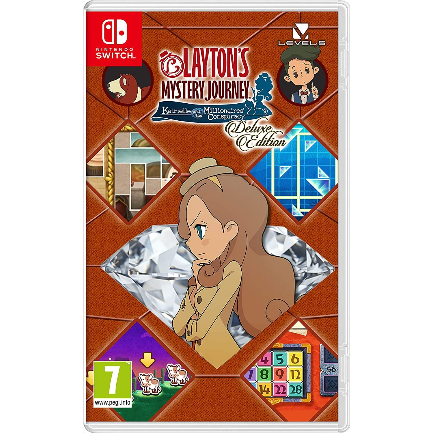 Layton's Mystery Journey: Katrielle and the Millionaires’ Conspiracy Deluxe Edition (Nintendo Switch - Dobozos játék)