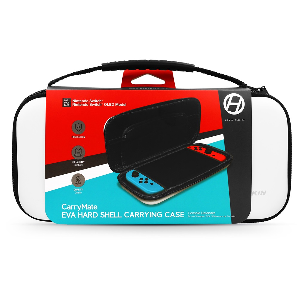 Hyperkin CarryMate EVA Erősített utazótok - Fehér (M07599-WH)