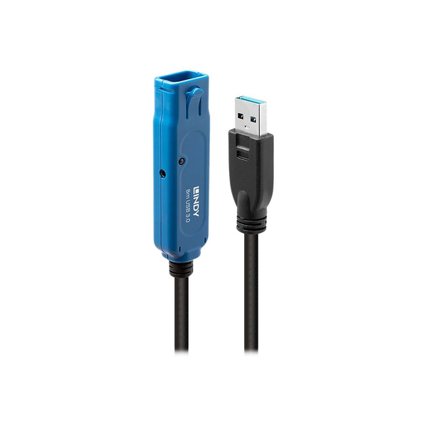 Lindy 43158 USB-kabel USB 3.2 Gen 1 (3.1 Gen 1) 8 m USB A Sort