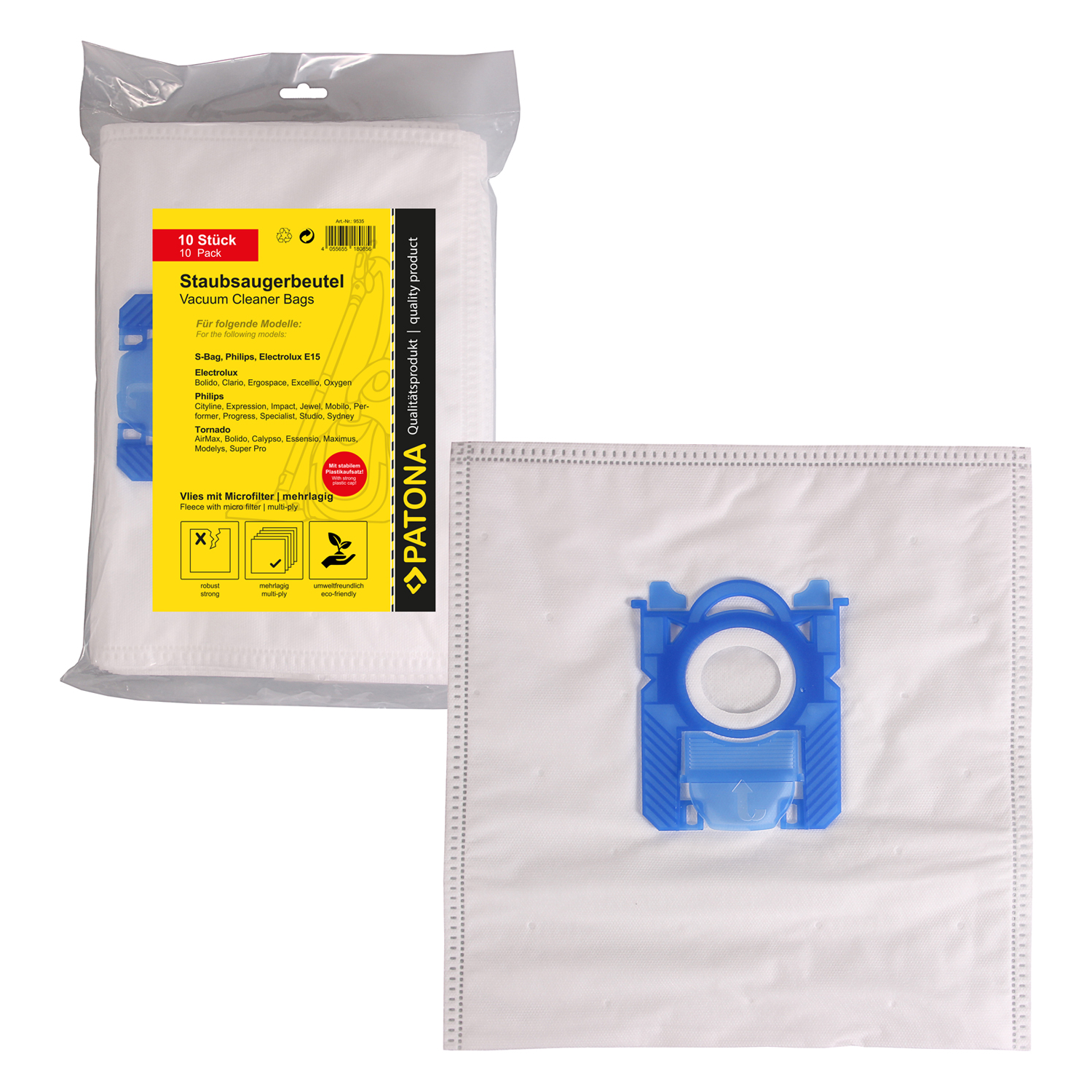 Patona PT9535 Electrolux E15 Porszívó porzsák (10db / csomag) (PT9535)