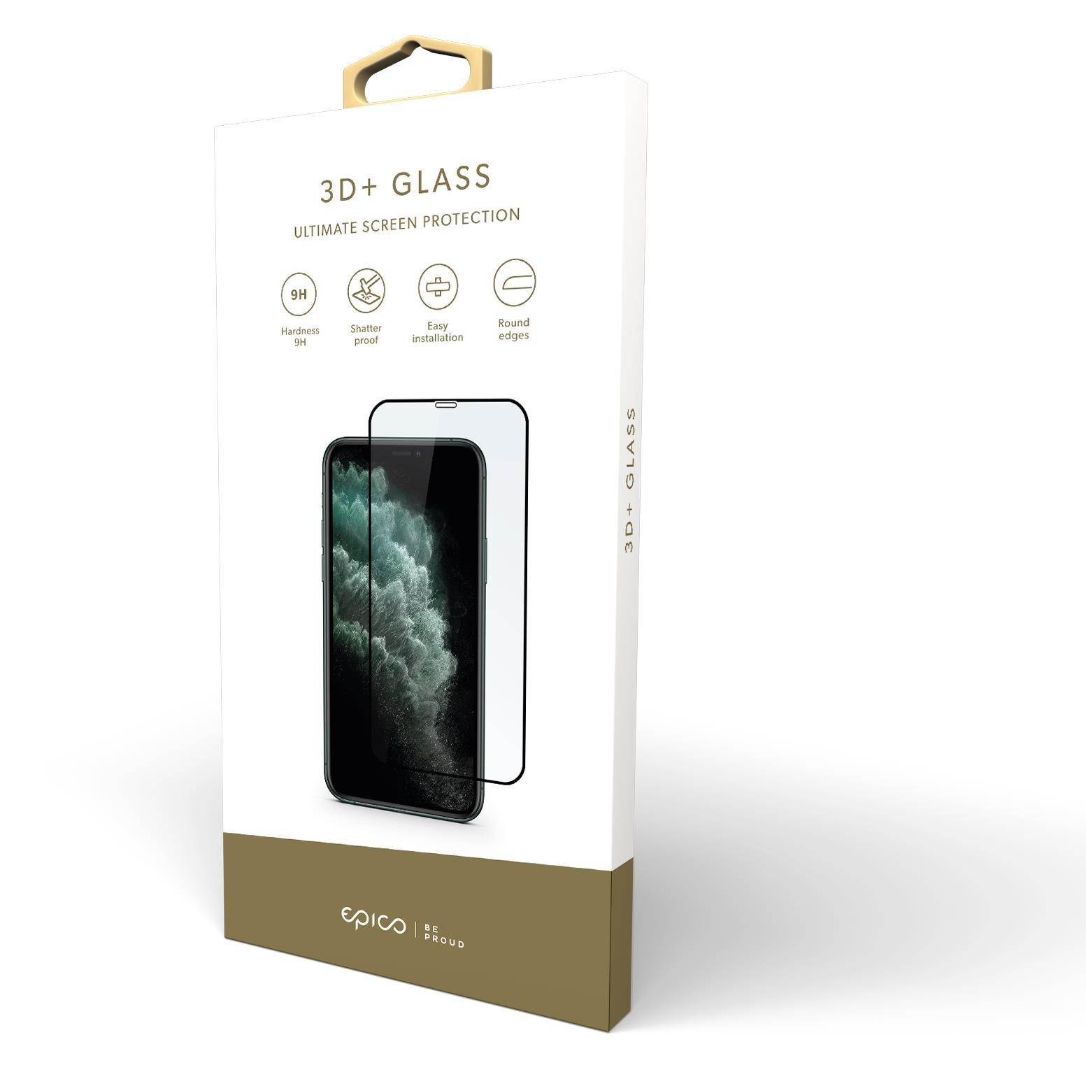Epico Glass IM iPhone 6/ 6S/ 7/ 8/ SE (2020)/ SE (2022) 3D+ üvegfólia - fekete (67212151300002)