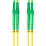 Оптичен мрежов кабел с дължина 1 m и LC/APC-LC/APC конектори, Lanberg Z32312, SM, DUPLEX 3.0MM G657A1 LSZH, жълт