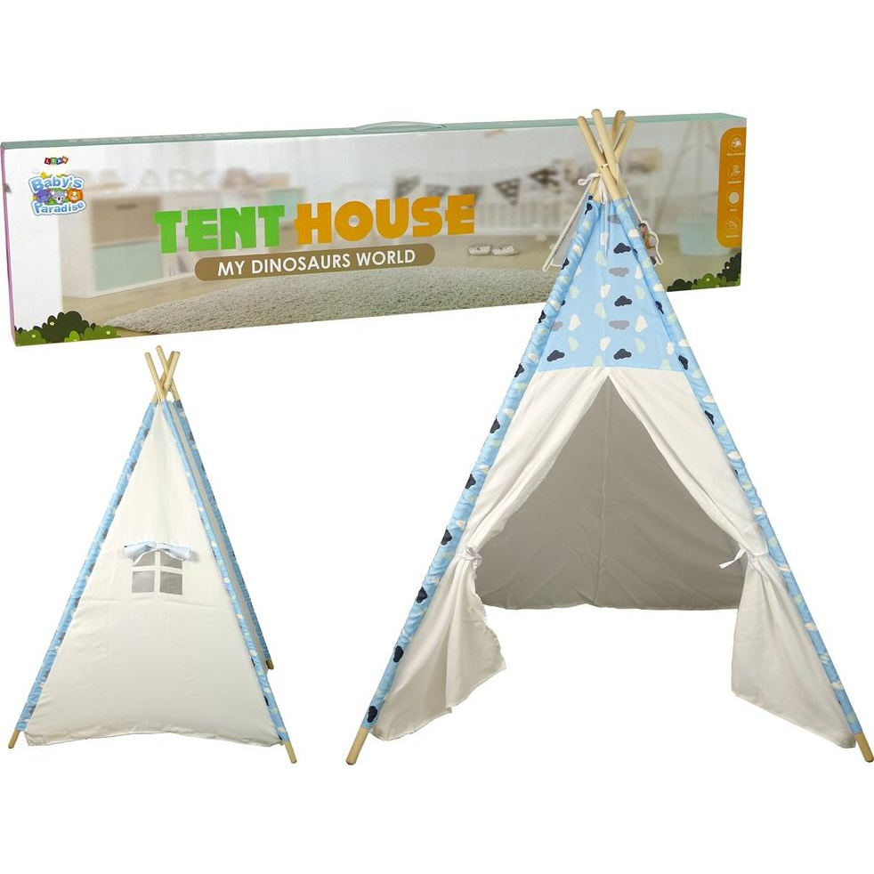 Gyermek Sátorház Tipi Indiai Felhők Vízálló Kert (9505)