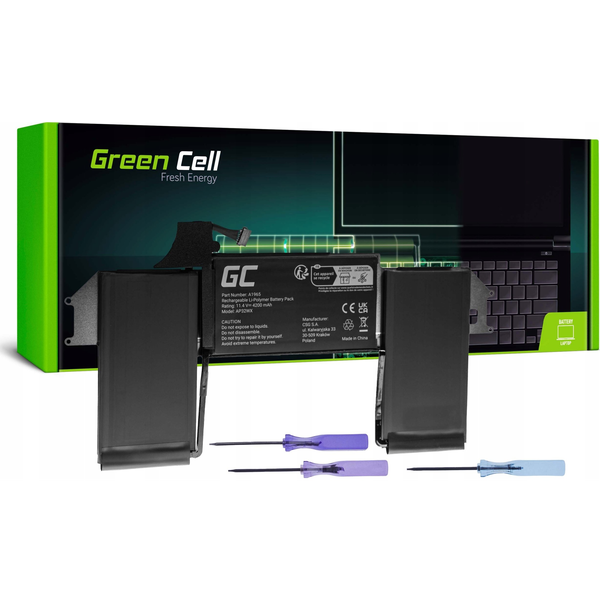 BATÉRIA GREEN CELL A1965 pre Apple MacBook Air 13 A1932 A2179 2018 - 2020