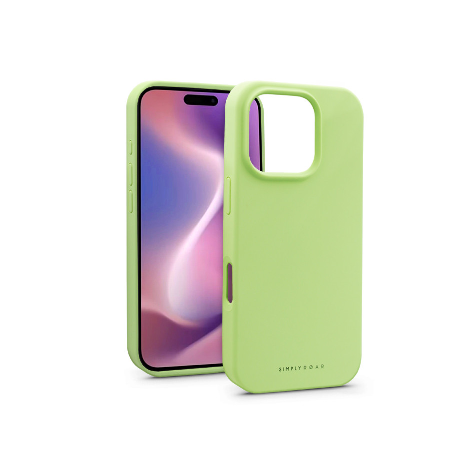 Apple iPhone 16 Pro szilikon hátlap - Roar Cloud Skin - zöld (KC311888)