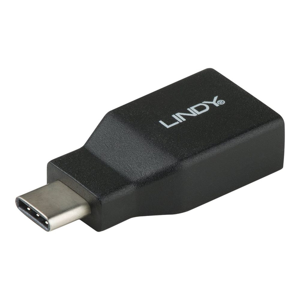 Lindy 41899 kabel kønsskifter USB 3.1-C USB 3.1-A Sort