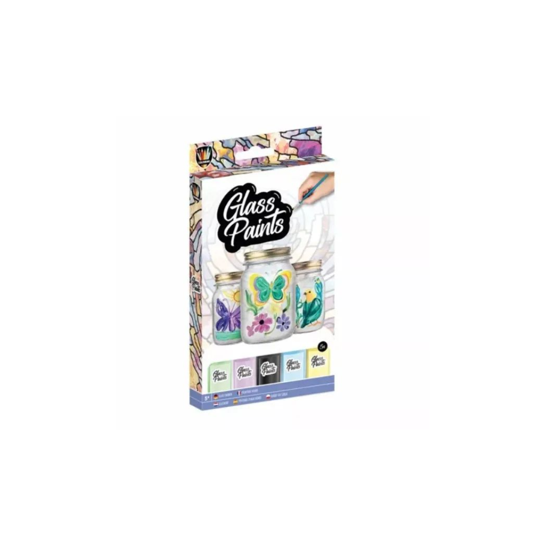 Grafix Üvegfesték készlet ecsettel 5 x 22 ml (CA150112)