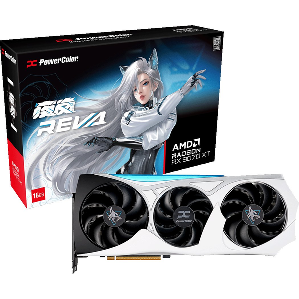 VGA PowerColor AMD RX 9070 XT Hellhound Reva Edition 16GB GDDR6 - RX9070XT 16G-L/OC/REVA