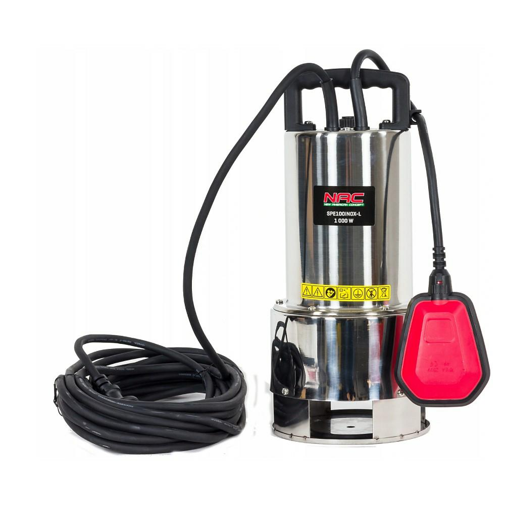 NAC merülő szivattyú SPE100INOX-L rozsdamentes acélból (SPE100INOX-L)