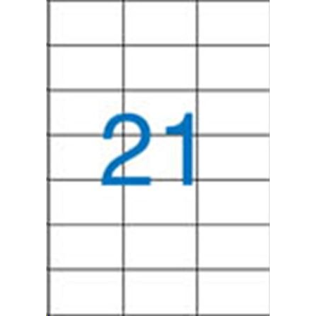 Victoria 70x42.4 mm univerzális etikett, 2100 darab (LCV11370) (LCV11370)