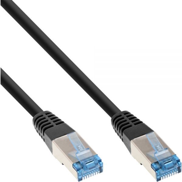 InLine 73820S hálózati kábel Fekete 20 M Cat6a S/FTP (S-STP) (73820S)