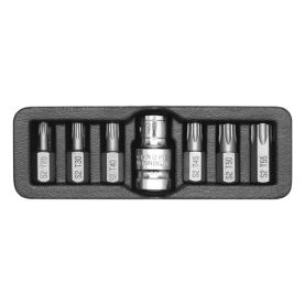 YATO T25-55 7részes torx bitkészlet 1/2" befogással (YT-0410)