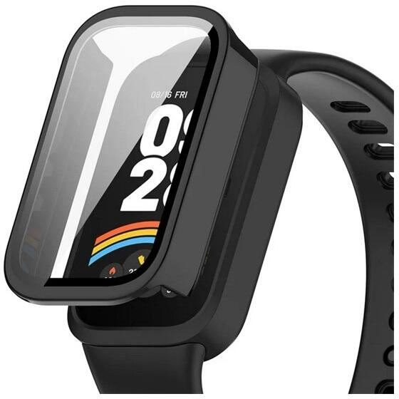 Gigapack Xiaomi Smart Band 9 Active műanyag fekete védőkeret és kijelzővédő üveg (GP-164541)