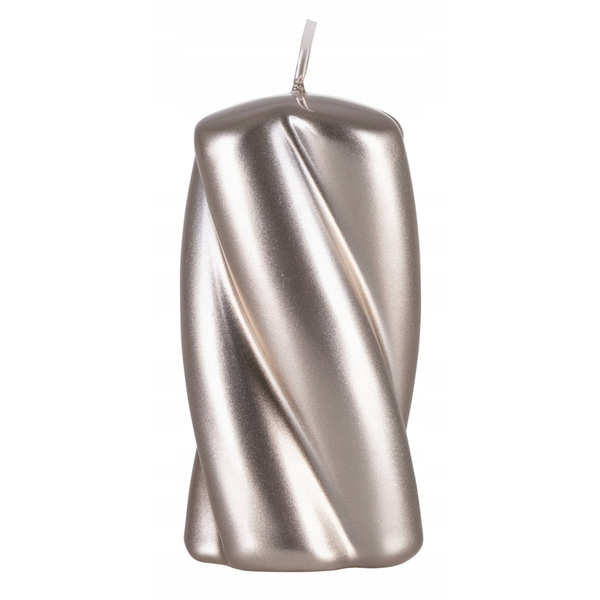 Świeca słupek DONAU HOME Laval, 50x100mm, szampan