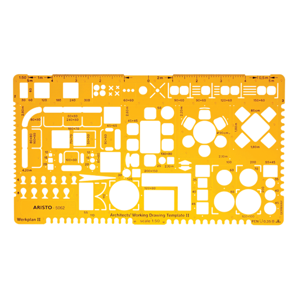 Aristo 1:50 T2 berendezési sablon (GEO5062)