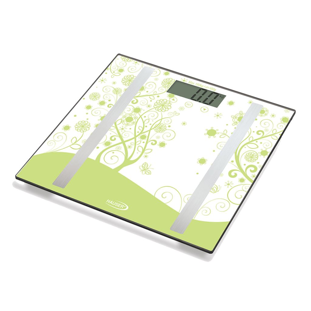 Hauser DPS-407G személymérleg fehér-zöld (DPS-407G)