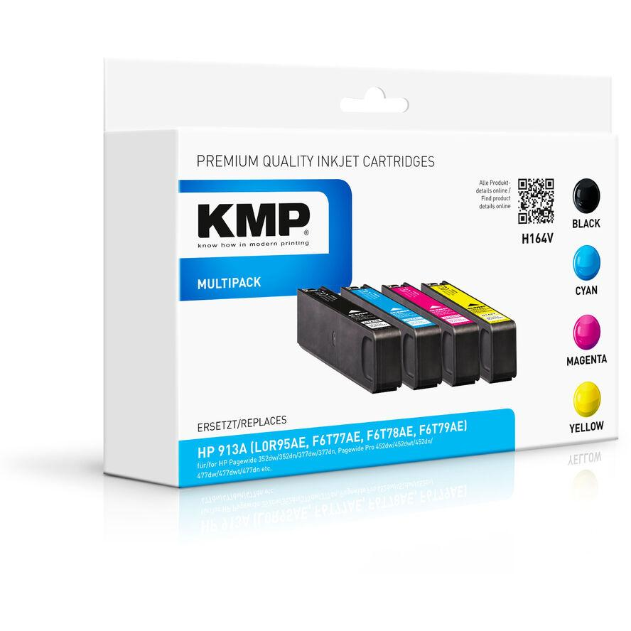 KMP Patrone HP NR.913A Multip. 3000-3500 S. H164V refilled (1750,4005)