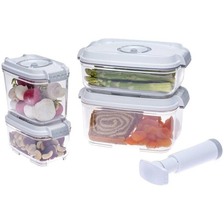 STATUS 157530 Vákuum dobozszett, 5 db, fehér (STA 157530)