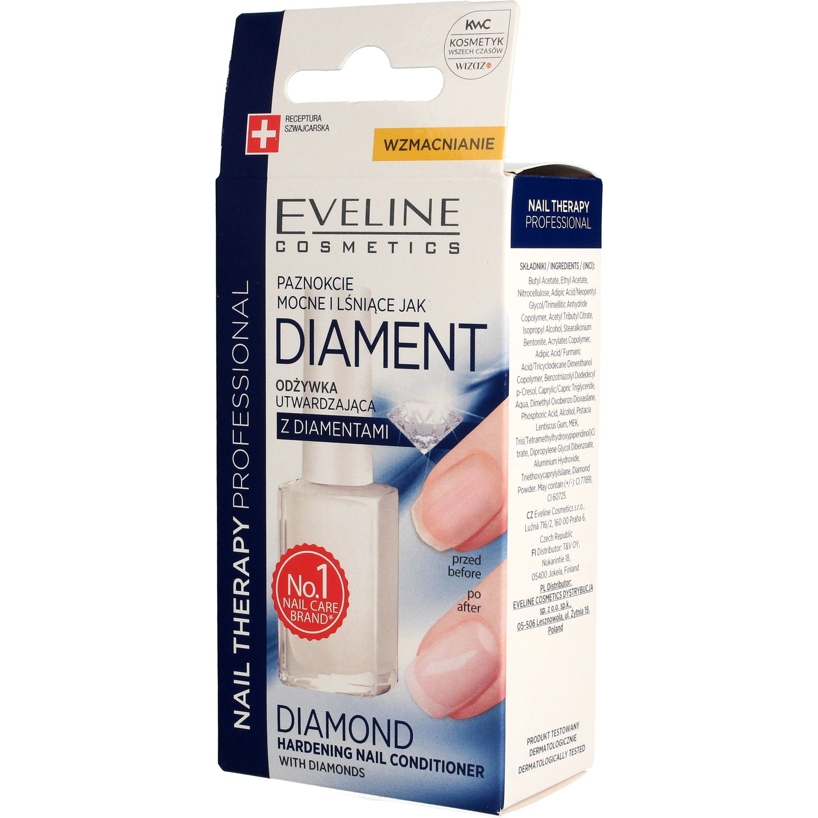 EVELINE COSMETICS Spa Nail Diamond Hard and Shiny Nails 12 ml (081934)